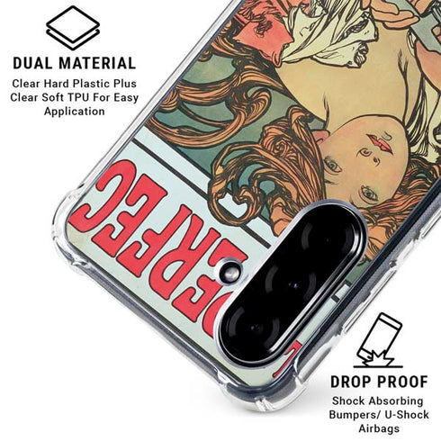 Alphonse Mucha Cycles Perfecta Galaxy A36 5G Clear Case