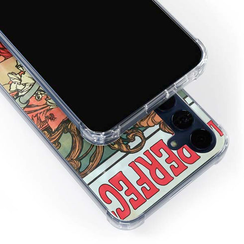 Alphonse Mucha Cycles Perfecta Galaxy A55 5G Clear Case
