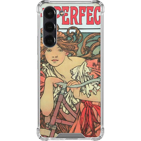 Alphonse Mucha Cycles Perfecta Galaxy S24 FE Clear Case