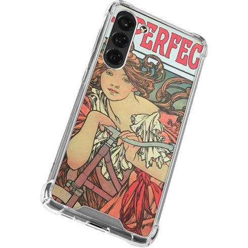 Alphonse Mucha Cycles Perfecta Galaxy S24 FE Clear Case