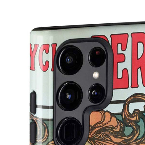 Alphonse Mucha Cycles Perfecta Galaxy S25 Ultra Impact Case