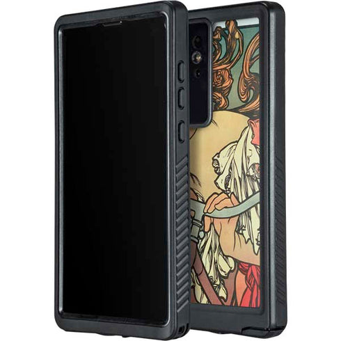 Alphonse Mucha Cycles Perfecta Galaxy S24 Ultra Waterproof Case
