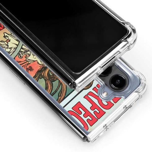 Alphonse Mucha Cycles Perfecta Galaxy Z Fold5 5G Clear Case