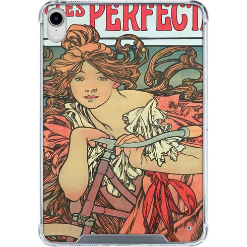 Alphonse Mucha Cycles Perfecta iPad 11th Gen (2025) Clear Case