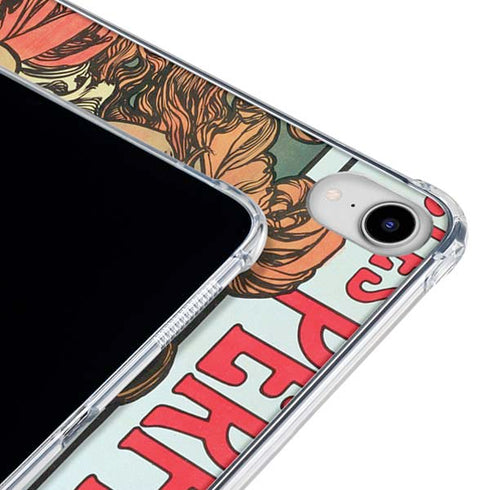 Alphonse Mucha Cycles Perfecta iPad 11th Gen (2025) Clear Case