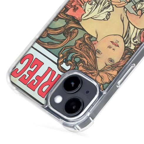 Alphonse Mucha Cycles Perfecta iPhone 14 MagSafe Case