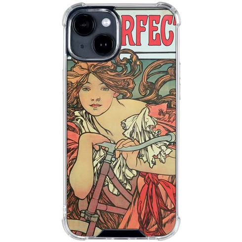Alphonse Mucha Cycles Perfecta iPhone 15 Clear Case