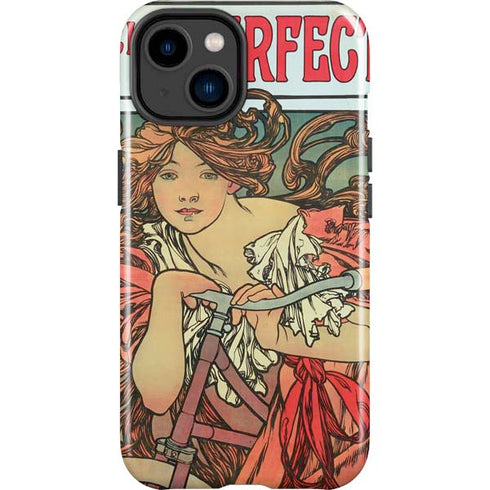 Alphonse Mucha Cycles Perfecta iPhone 15 Impact Case