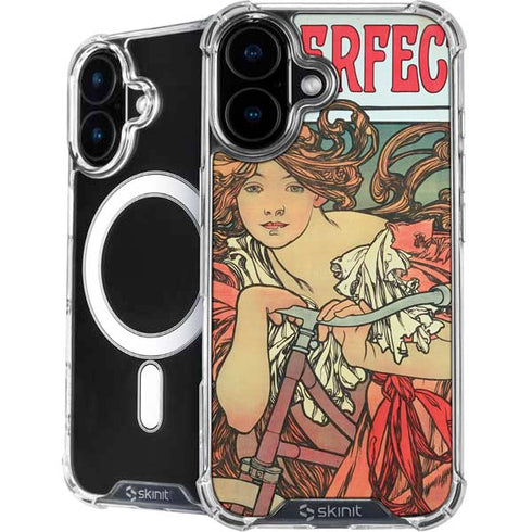 Alphonse Mucha Cycles Perfecta iPhone 16 MagSafe Case