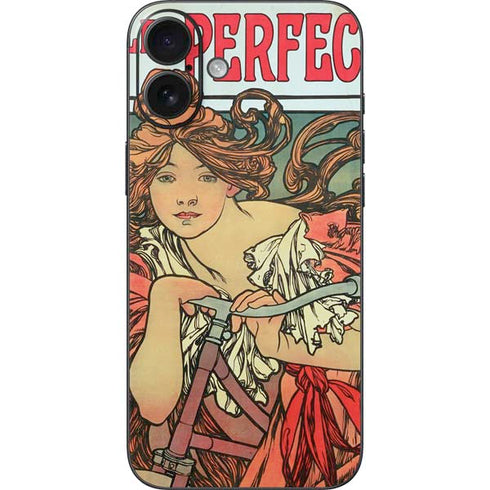 Alphonse Mucha Cycles Perfecta iPhone 16 Plus Skin