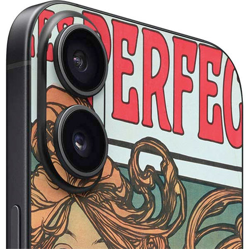 Alphonse Mucha Cycles Perfecta iPhone 16 Plus Skin