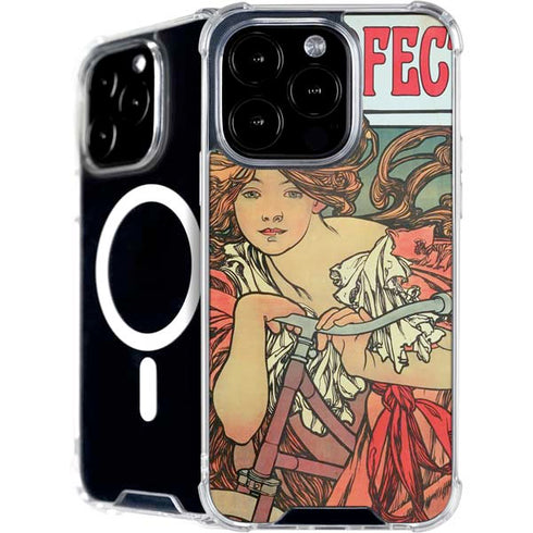 Alphonse Mucha Cycles Perfecta iPhone 16 Pro MagSafe Case