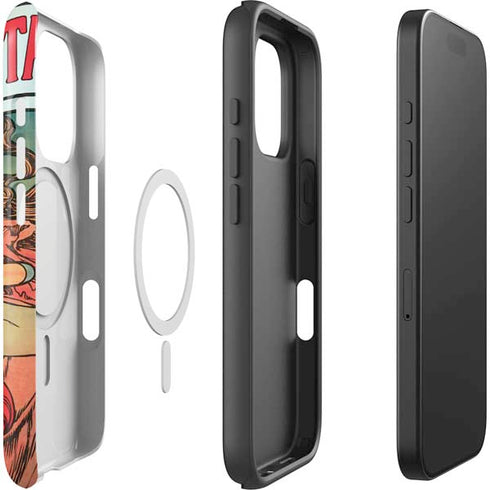 Alphonse Mucha Cycles Perfecta iPhone 16 Pro Magsafe Impact Case