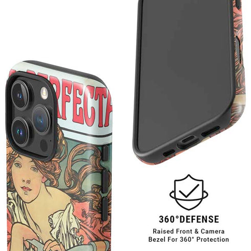 Alphonse Mucha Cycles Perfecta iPhone 16 Pro Magsafe Impact Case
