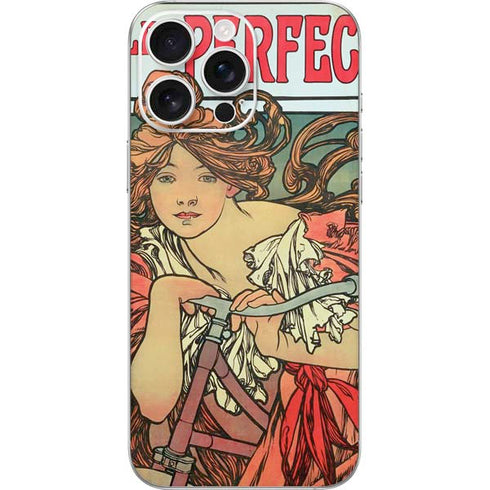 Alphonse Mucha Cycles Perfecta iPhone 16 Pro Max Skin