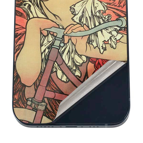 Alphonse Mucha Cycles Perfecta iPhone 16 Skin