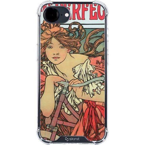 Alphonse Mucha Cycles Perfecta iPhone 16e Clear Case