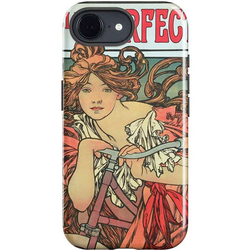 Alphonse Mucha Cycles Perfecta iPhone 16e Impact Case