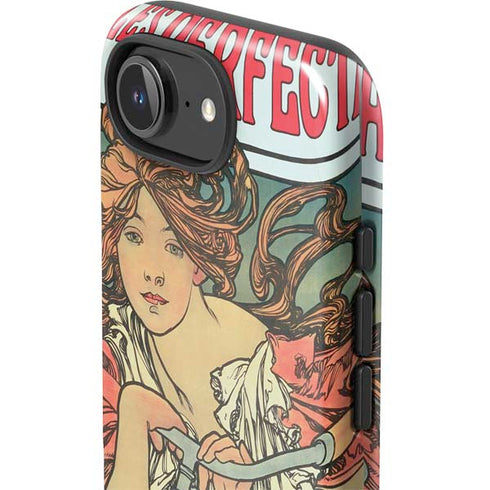 Alphonse Mucha Cycles Perfecta iPhone 16e Impact Case