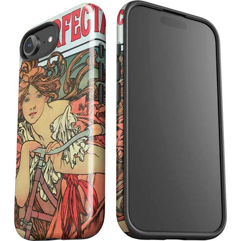 Alphonse Mucha Cycles Perfecta iPhone 16e Impact Case