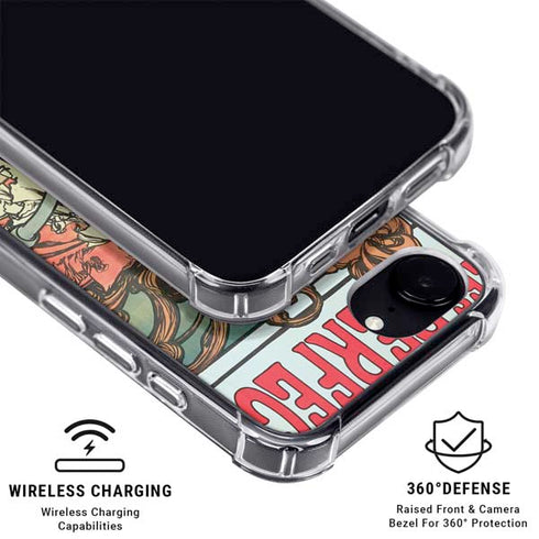 Alphonse Mucha Cycles Perfecta iPhone 16e MagSafe Case