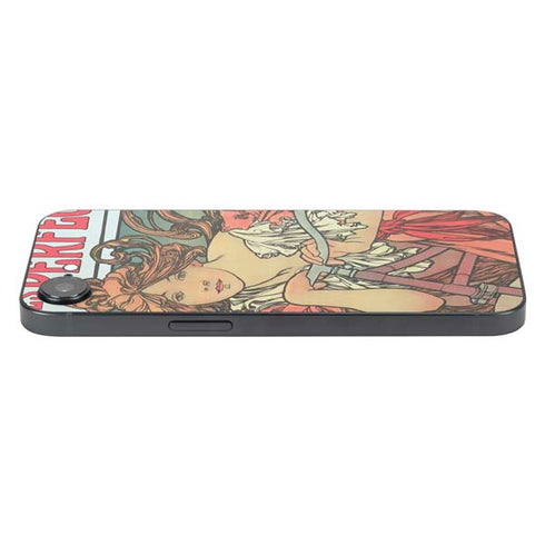 Alphonse Mucha Cycles Perfecta iPhone 16e Skin
