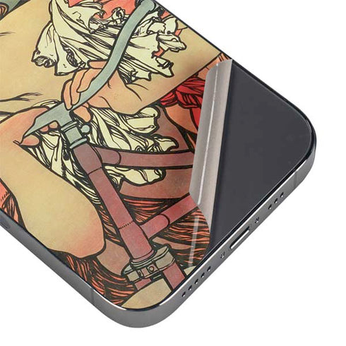 Alphonse Mucha Cycles Perfecta iPhone 16e Skin