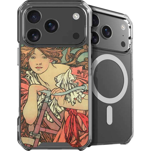 Alphonse Mucha Cycles Perfecta iPhone 18 Pro MagSafe Case