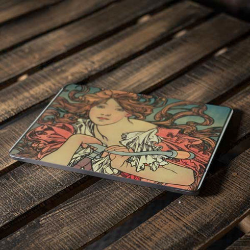 Alphonse Mucha Cycles Perfecta Apple MacBook Air Skin
