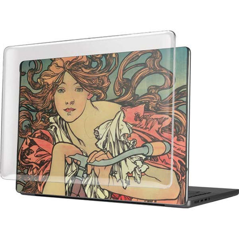Alphonse Mucha Cycles Perfecta MacBook Pro 14in (2021-24) Case plus Skin