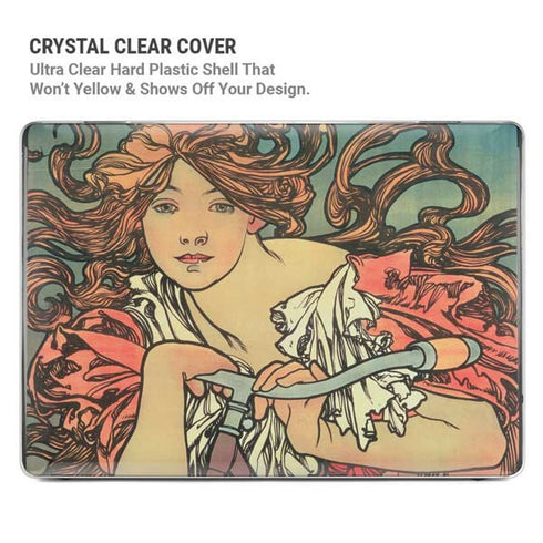 Alphonse Mucha Cycles Perfecta MacBook Pro 14in (2021-24) Case plus Skin