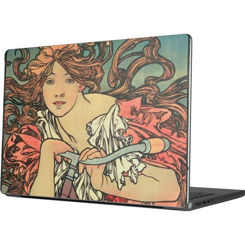 Alphonse Mucha Cycles Perfecta Apple MacBook Pro 14-inch Skin