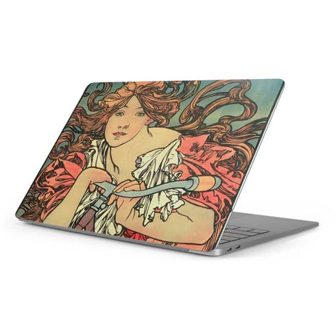 Alphonse Mucha Cycles Perfecta Apple MacBook Pro 16-inch Skin
