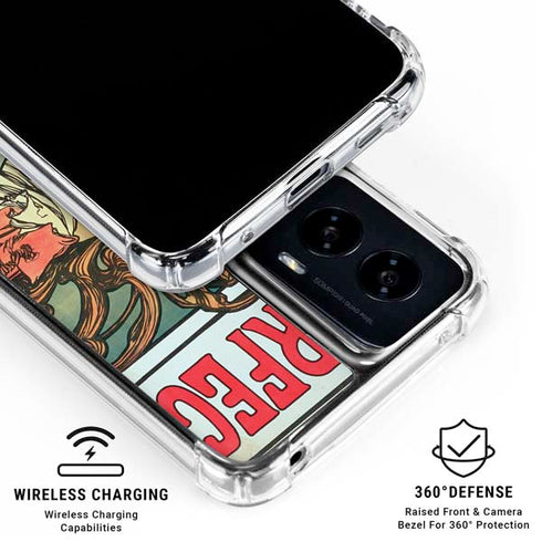 Alphonse Mucha Cycles Perfecta Moto G Power 5G (2024) Clear Case