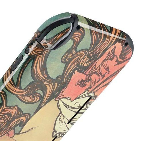 Alphonse Mucha Cycles Perfecta Nintendo Switch Lite Skin
