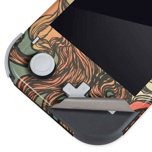 Alphonse Mucha Cycles Perfecta Nintendo Switch Lite Skin