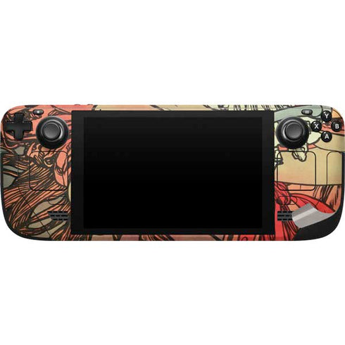 Alphonse Mucha Cycles Perfecta Steam Deck Handheld Gaming Computer Skin