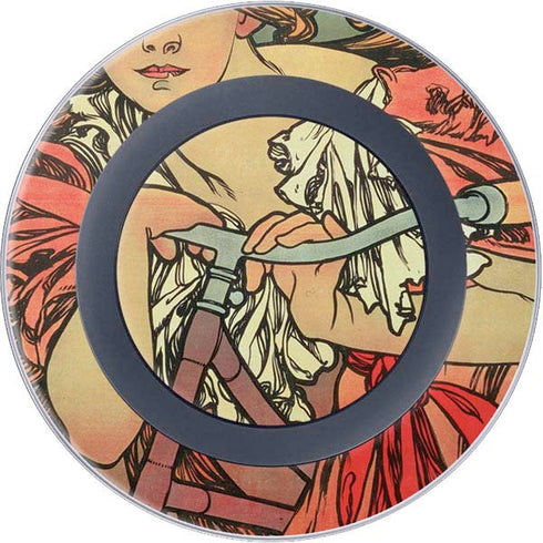 Alphonse Mucha Cycles Perfecta Wireless Charger Skin