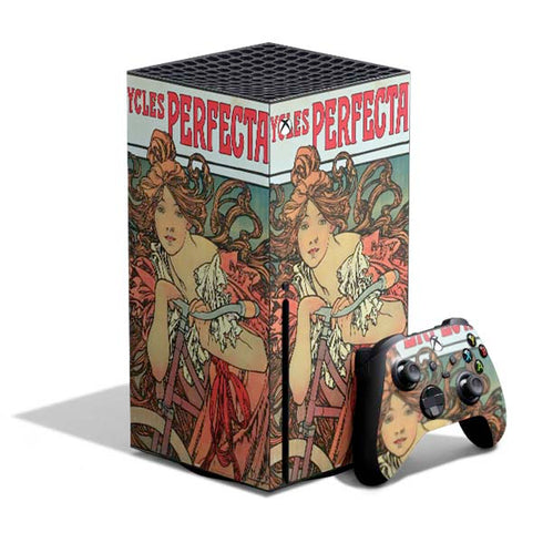 Alphonse Mucha Cycles Perfecta Xbox Series X Skins