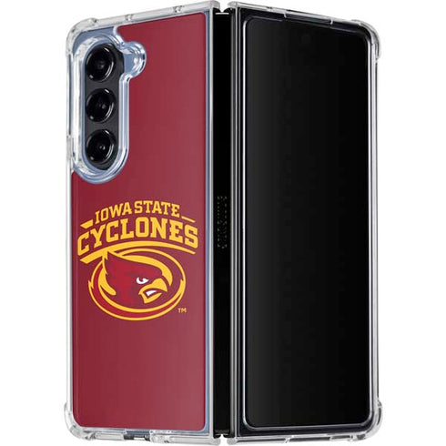 Iowa State University Cyclones Galaxy Z Fold5 5G Clear Case
