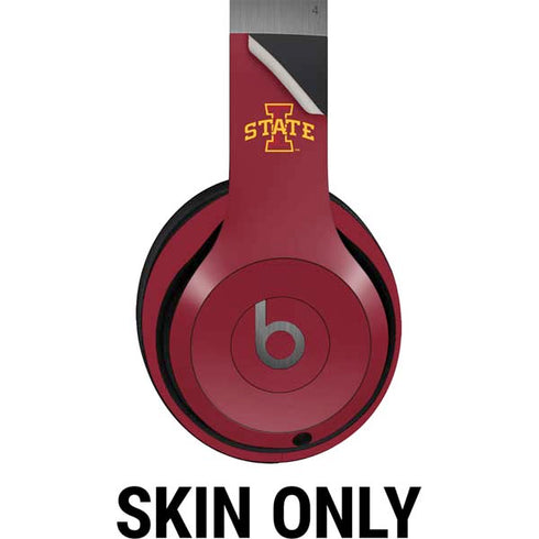 Iowa State University Collegiate Text Beats Solo 4 Wireless Headphones Skin