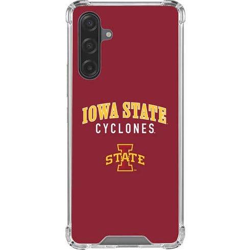 Iowa State University Collegiate Text Galaxy A17 Clear Case