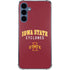 Iowa State University Collegiate Text Galaxy A35 5G Clear Case