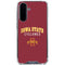 Iowa State University Collegiate Text Galaxy A36 5G Clear Case