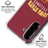 Iowa State University Collegiate Text Galaxy A36 5G Clear Case