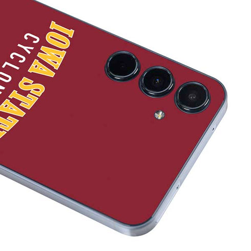 Iowa State University Collegiate Text Galaxy A55 5G Skin