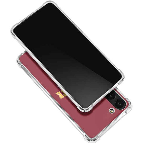 Iowa State University Collegiate Text Galaxy S24 FE Clear Case
