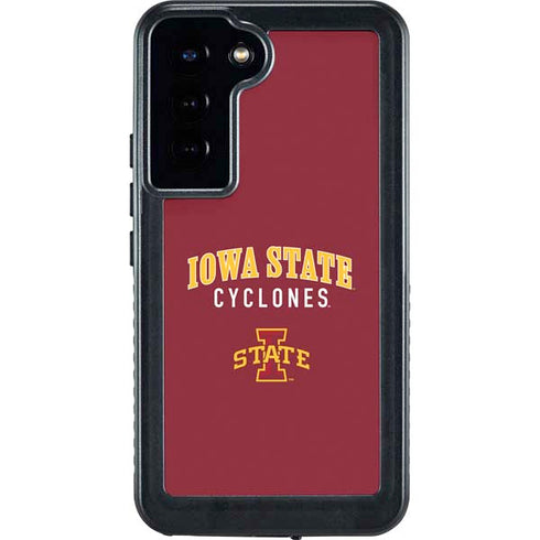 Iowa State University Collegiate Text Galaxy S24 Plus Waterproof Case