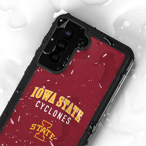 Iowa State University Collegiate Text Galaxy S24 Plus Waterproof Case