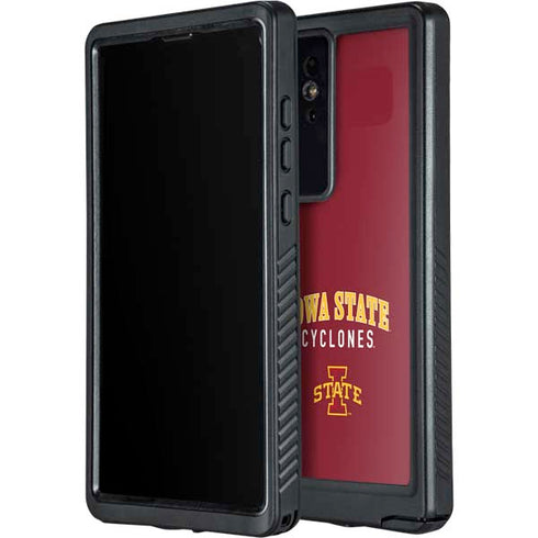 Iowa State University Collegiate Text Galaxy S24 Ultra Waterproof Case